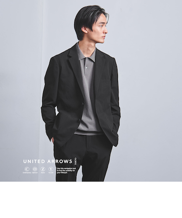 ドビー シングル 2ボタン テーラードジャケット UA COZY ―ストレッチ・撥水・ウォッシャブル・防しわ―