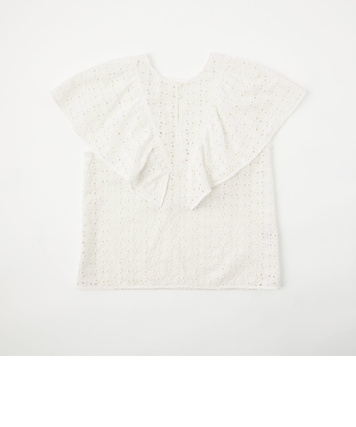 ＜EMMEL REFINES＞EM フリル レース ブラウス