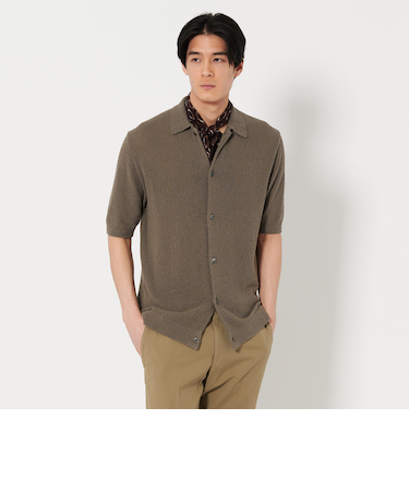 ブークレ ポロ カーディガン