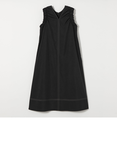 ＜EMMEL REFINES＞EM ステッチギャザー ノースリーブ 2WAY ワンピース