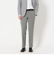 ツイル トロピカル サイドエクステンド ノープリーツ スラックス  COMFORT EASY-MODEL -ウォッシャブル・ストレッチ・イージーケア-