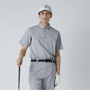 メンズ ジャガード ポロシャツ