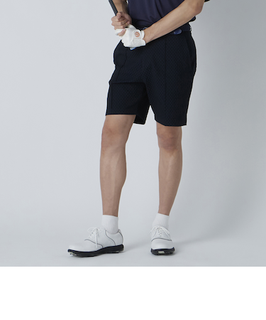 メンズ ジャガード  ショートパンツ