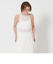 ＜AEWEN MATOPH＞シアー タンクトップ