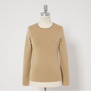 ＜conte＞フルニードル クルーネックニット