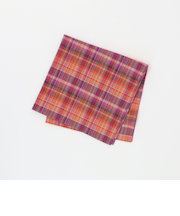 マドラスチェック ハンカチ