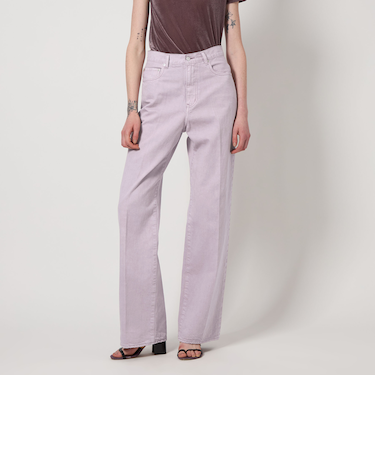 ＜AEWEN MATOPH＞カラー デニム ストレート パンツ