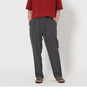 リラクション トロピカル オールギャザー テーパード イージーパンツ