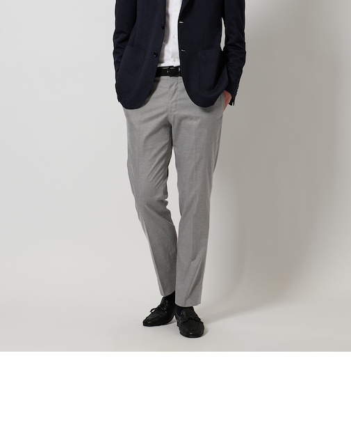 クールモーション シャークスキン スラックス COMFORT EASY-MODEL -吸水速乾・接触冷感・ストレッチ(ヨコのみ)-