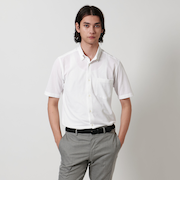 シアサッカー ジャージ ボタンダウンシャツ COMFORT EASY-MODEL -抗菌防臭-