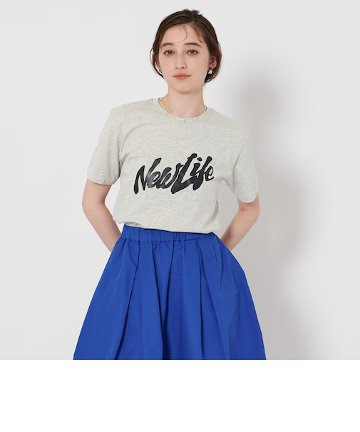 【別注】＜MIXTA＞NEW LIFE Tシャツ LT.GRAY