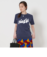 【別注】＜MIXTA＞NEW LIFE Tシャツ NAVY