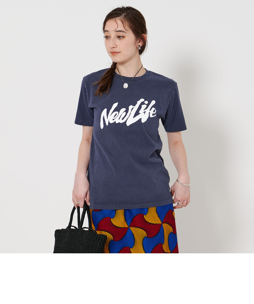 【別注】＜MIXTA＞NEW LIFE Tシャツ NAVY