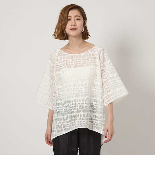 conte ヘンプバックスリットギャザー シャツ 定価29700円 長袖シャツ ベージュ レディース コンテ【中古】6-0317M♪ conte＞ヘンプ バックスリット ギャザーシャツ