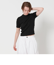 ＜AEWEN MATOPH＞コルセットライン Tシャツ