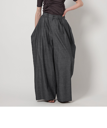＜AEWEN MATOPH＞デニム コクーン ワイドパンツ