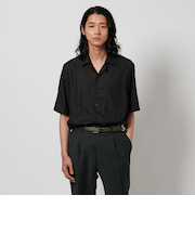 ＜GUY ROVER＞ ドレープ オープンカラーシャツ