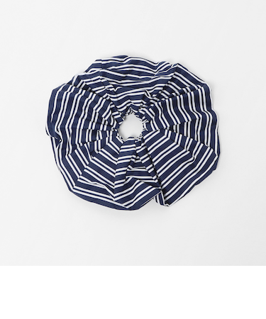 ストライプ シュシュ