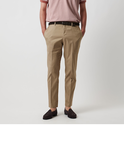 クールモーション ツイル ノープリーツ スラックス COMFORT EASY ーMODEL‐接触冷感・吸水速乾・ストレッチ-