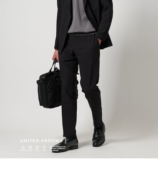 ライトサッカー ノープリーツ スラックス UA COZY ―ウォッシャブル・2WAYストレッチ―