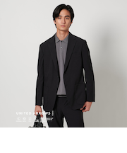 ライトサッカー シングル２ボタン ジャケット UA COZY ―ウォッシャブル・２WAYストレッチ―