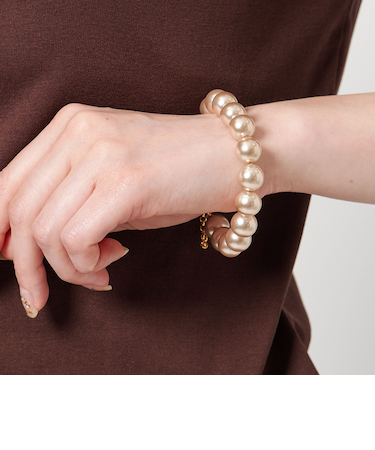 カラーイミテーションパール ブレスレット