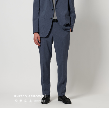 ポリエステル/T＆T ノープリーツパンツ UA COZY ―ウォッシャブル・ストレッチ・防しわ（着用しわ）―