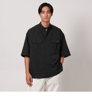 DotAir ドットエア バンドカラー ミリタリーシャツ ‐吸水速乾 ストレッチ‐