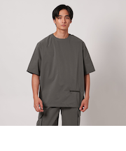 DotAir ドットエア ヘムコード クルーネック ‐吸水速乾 ストレッチ‐