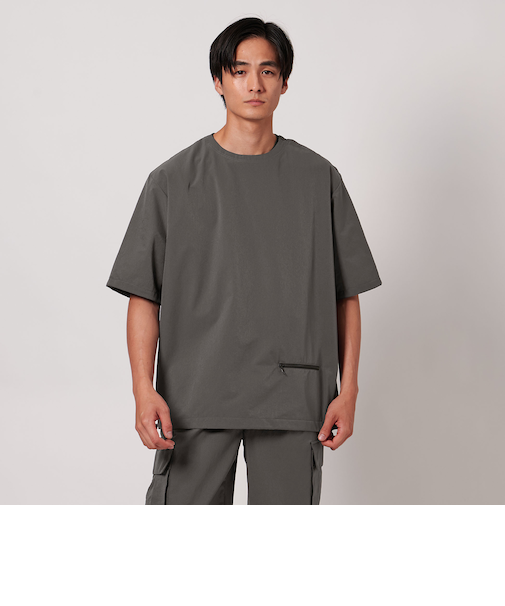 DotAir ドットエア ヘムコード クルーネック ‐吸水速乾 ストレッチ‐