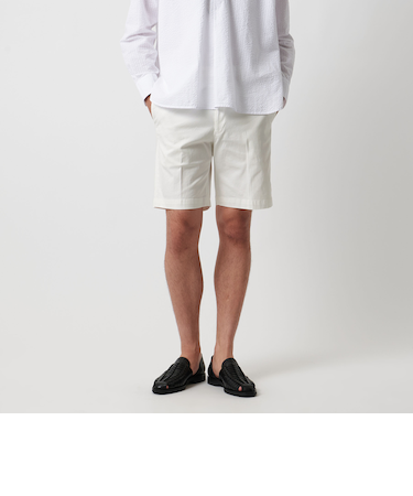 ツイル ベーシック  オフホワイト ショーツ