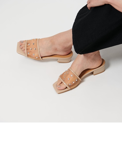 【LILAC】<CORSO ROMA 9>レザー リボン ポインテッド ミュール LILAC】CORSO ROMA 9レザー リボン ポインテッド ミュール 【公式通販】
