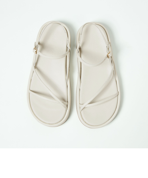 ナローストラッププラットフォーム サンダル35↑