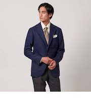 ファンシーウィーブ シングル３ボタン ジャケット LIGHT S‐MODEL ‐防しわ‐