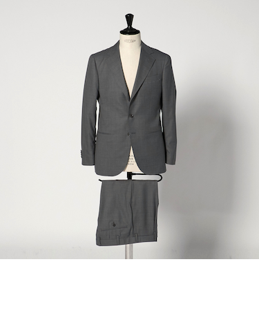 ファンシーウィーブ シングル３ボタン スーツ LIGHT S‐MODEL ‐防しわ‐