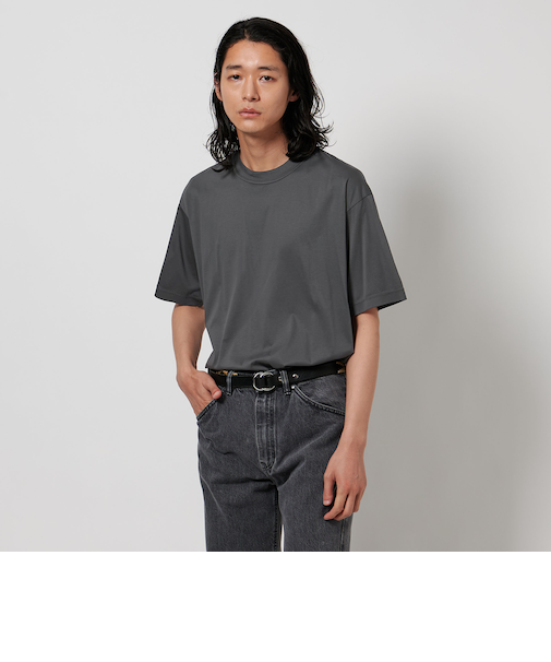 サマーシルケットスムース クルーネック T