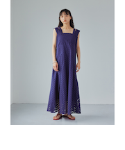 ＜EMMEL REFINES＞EM カットワークレース ワンピース