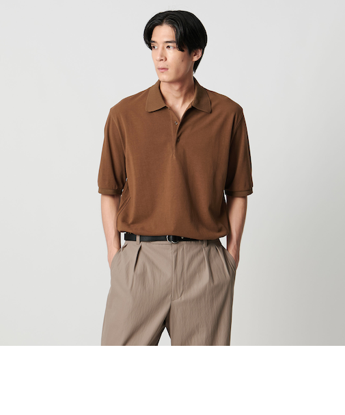 クレスポ カノコ モダン ポロシャツ