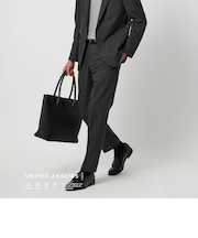 COOL DOTS プリント ノープリーツ スラックス UA COZY ‐ウォッシャブル 2WAYストレッチ 防シワ‐