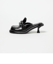 ＜SY＞ チェーンローファーミュール サンダル55↑