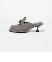 ＜SY＞ チェーンローファーミュール サンダル55↑