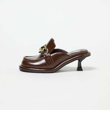 ＜SY＞ チェーンローファーミュール サンダル55↑