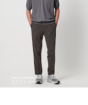 テック トロピカル サイドシャーリング 1プリーツ スラックス UA COZY ‐ウォッシャブル ストレッチ(ヨコ) 防しわ 吸水速乾‐