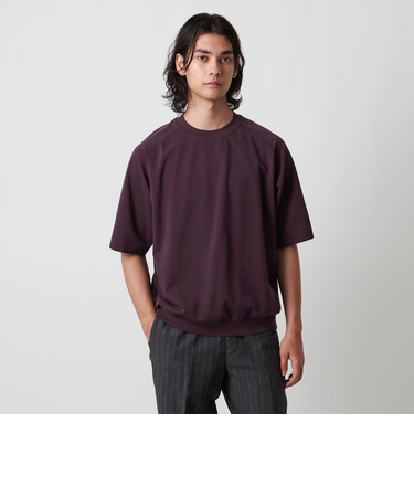 ポンチ ウラケ スウェット ラグランスリーブ Tシャツ ‐抗菌防臭‐