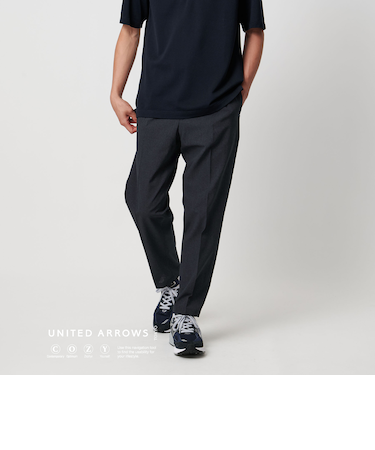 ドットエア プリント キャロットパンツ UA COZY ‐ウォッシャブル 防しわ‐