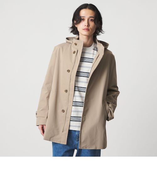 ラミネート フーデッド コート-撥水・防風-＜A DAY IN THE LIFE