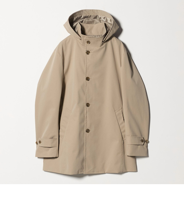 ラミネート フーデッド コート-撥水・防風-＜A DAY IN THE LIFE＞