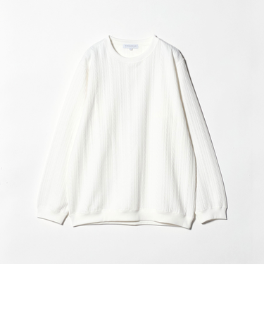 バウンシー ケーブル ジャガード スウェット＜A DAY IN THE LIFE＞