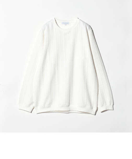 バウンシー ケーブル ジャガード スウェット＜A DAY IN THE LIFE＞