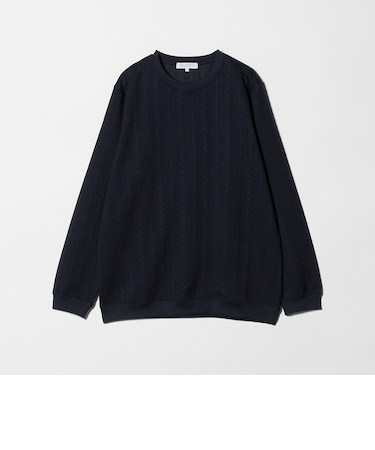 バウンシー ケーブル ジャガード スウェット＜A DAY IN THE LIFE＞